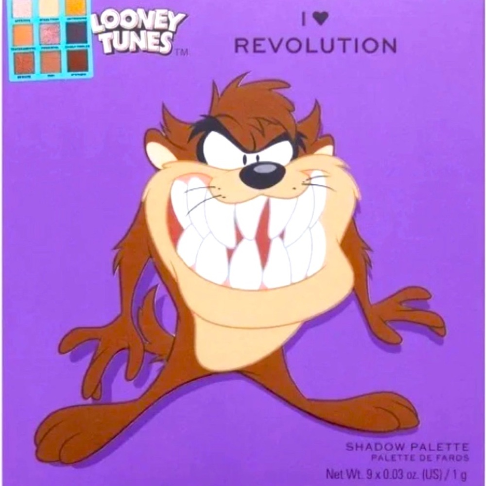 REVOLUTION BEAUTY LOONEY TUNES X REVOLUTION LTD TAZ EYESHADOW PALETTE
